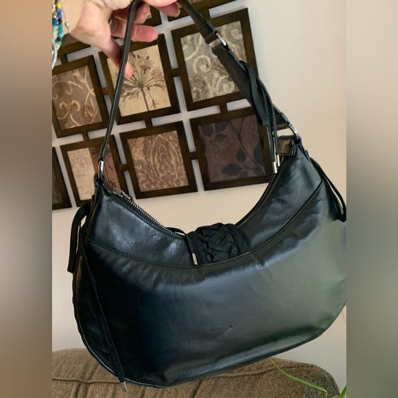 SOLD🔥Authentic DIOR ADMIT IT Lace up sides zip top clasp leather shoulder bag - Picture 5 of 16